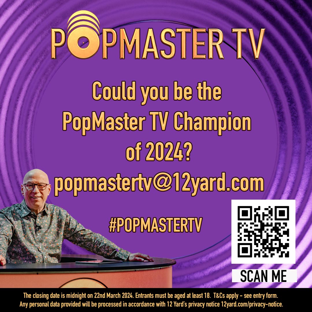 Ken Bruce hosting PopMaster TV